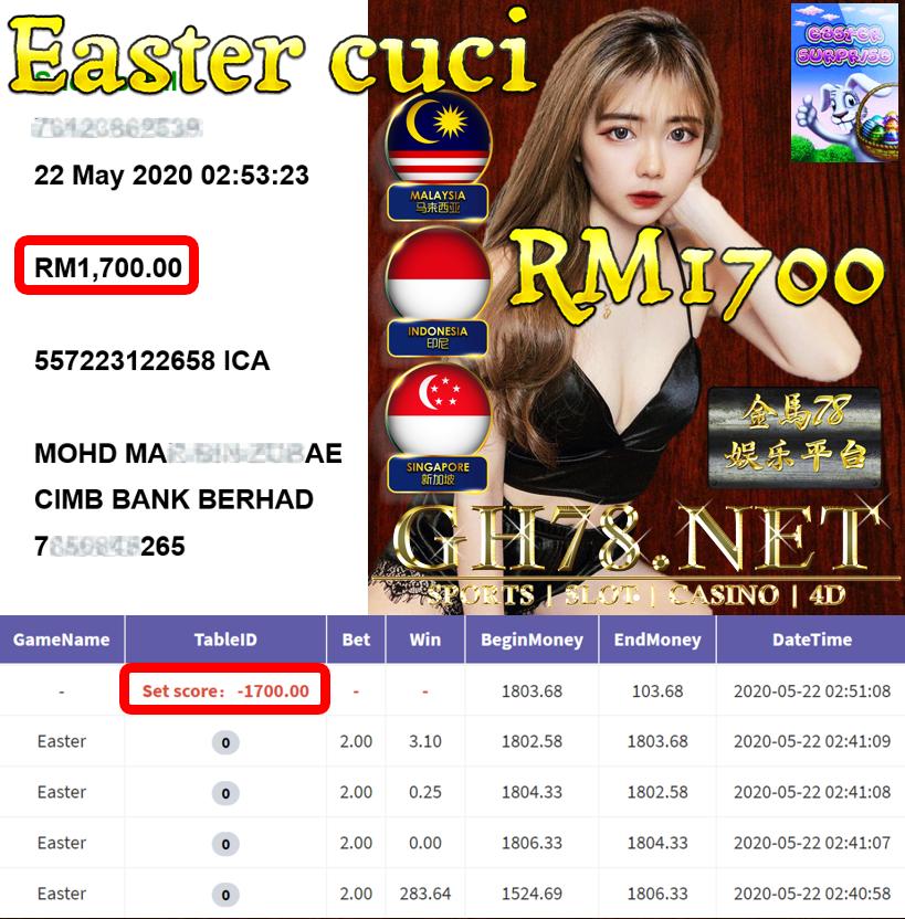 MEMBER MAIN EASTER CUCI RM1700