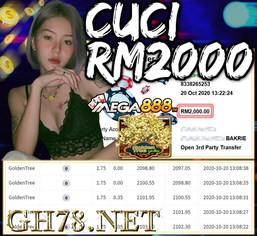 MEMBER MAIN MEGA888 CUCI RM2000