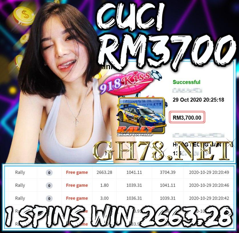 MEMBER MAIN 918KISS CUCI RM3700