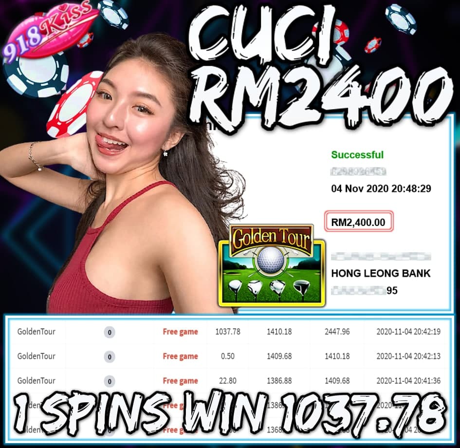 MEMBER MAIN 918KISS CUCI RM2400