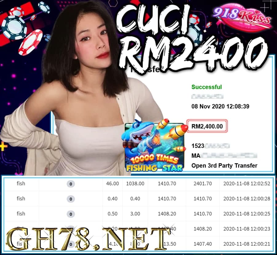 MEMBER TAMBAK IKAN CUCI RM2400 !!