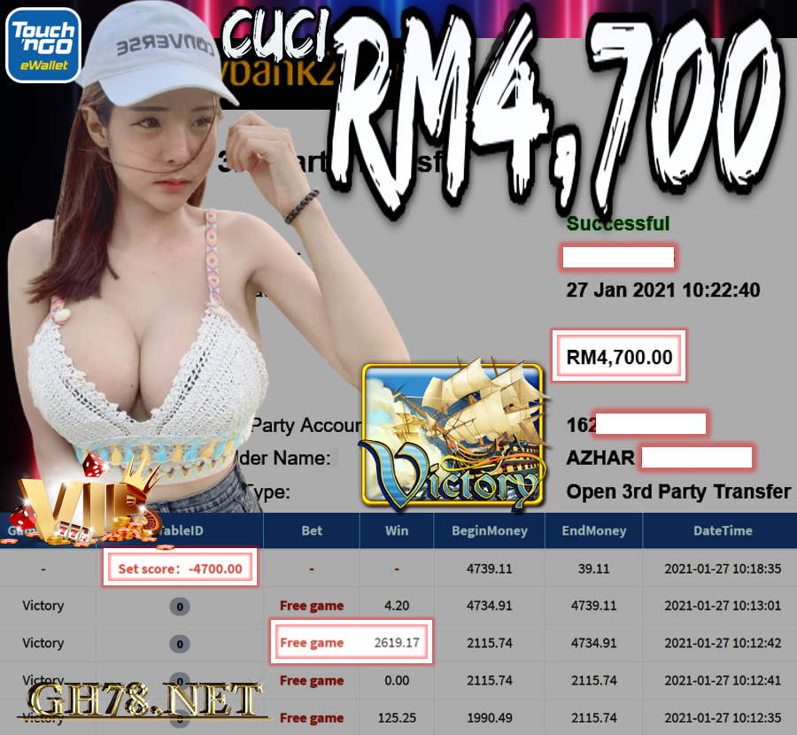 MEMBER MAIN PUSSY888 CUCI RM4,700 !!!